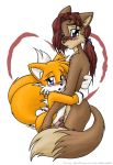 archie_comics elias_acorn fox_lee male/male male_only miles_"tails"_prower multiple_tails sega sonic sonic_(series) tail yaoi