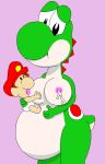 baby_mario mario nintendo super_mario_bros. yoshi