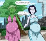  beast_boy dc_comics mpreg pregnant rachel_roth raven_(dc) sv-writer teen_titans 