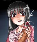  04bou 1girl cum cum_on_clothes cum_on_hair dark_penis ejaculation facial female hairjob handjob houraisan_kaguya interracial naughty_face penis solo_focus touhou two-handed_handjob uncensored 