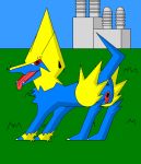 anus jukain manectric ms_paint open_mouth pokemon tagme