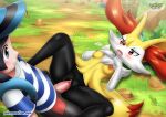 bbmbbf braixen elio_(pokemon) nintendo palcomix pokemon pokepornlive