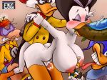  anal between_breasts bushroot darkwing_duck disney double_fellatio electricity fbz fellatio furry gangbang gangrape group_sex huge_breasts liquidator megavolt morgana_mccawber mr_banana_brain negaduck quackerjack questionable_consent vaginal 