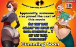 big_ass big_breasts dexter's_laboratory dexter's_mom edit helen_parr huge_ass milf movie movie_poster poster text the_incredibles