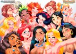 aladdin_(series) anna_(frozen) bbmbbf beauty_and_the_beast black_hair blonde_hair blue_eyes blush brave breasts brown_eyes character_request cinderella crossover cum cum_on_face disney disney_princess earrings elsa elsa_(frozen) fa_mulan female/female female_only frozen_(movie) green_eyes grin harem incest kissing looking_at_viewer merida moana_(disney) moana_waialiki mulan multiple_girls nude palcomix pietro's_secret_club pocahontas pocahontas_(character) princess_ariel princess_aurora princess_belle princess_cinderella princess_jasmine princess_merida princess_snow_white princess_tiana rapunzel red_hair selfpic series_request sideboob sister_and_sister sleeping_beauty snow_white_and_the_seven_dwarfs tangled the_little_mermaid the_princess_and_the_frog yuri