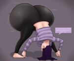 black_hair dat_ass disney gigantic_ass stinkycokie the_incredibles violet_parr