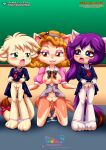 3_girls annie_(little_tails) bbmbbf blush fingering little_tails mya_(little_tails) palcomix pietro's_secret_club pleasure_bon_bon pussy tagme vanessa_(little_tails)