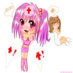 breasts chibi medic nude_female nursey pink_hair team_fortress team_fortress_2