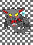 checkered_background gliscor pokemon tagme