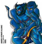 beast_(x-men) hank_mccoy kurt_wagner male male_only marvel nightcrawler valensx93 x-men yaoi