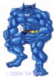 beast (x-men) from marvel by da boz