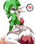 chest_jewel creatures_(company) cunnilingus game_freak gardevoir gen_3_pokemon green_hair nintendo pokemon pokemon_(anime) pokemon_(creature) pokemon_(game) pokemon_(species) pokephilia pussylicking red_eyes sideboob simight white_background