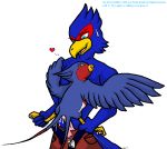 crossover falco_lombardi nintendo pokemon star_fox swellow white_background