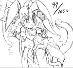 1girl di_gi_charat first_porn_of_character penis_tentacles rabi_en_rose sketch tagme tentacle tentacles usada_hikaru