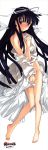  1girl ahoge barefoot black_hair blue_eyes blush bow breast_hold breasts clothing dakimakura feet female hair_bow hair_ornament hands high_resolution long_hair long_image no_bra nopan nude open_clothes open_shirt orion_(orionproject) photoshop_(medium) potential_duplicate rance_(series) ribbon scan sengoku_rance shirt solo tall_image uesugi_kenshin uesugi_kenshin_(rance) very_high_resolution 