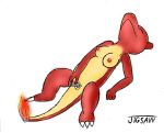  charmeleon jigsaw pokemon tagme white_background 