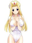  blank_eyes blonde_hair blue_eyes long_hair mint_adenade nipples_visible_through_clothing nurse tales tales_of_(series) tales_of_phantasia 