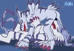  digimon garurumon tagme weregarurumon 