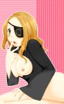 blonde_hair blush breasts cum eyepatch first_porn_of_character first_porn_of_franchise highres long_hair marie_mjolnir mary nipples open_clothes soul_eater yellow_eyes