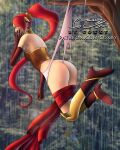 coxxy hanging_wedgie pyrrha_nikos rwby wedgie