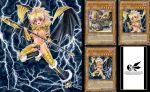 1girl genderswap genderswap_(mtf) goldd_wu-lord_of_dark_world humanoid rule_63 topless topless_female trading_card yu-gi-oh!