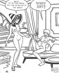  archie_comics betty_cooper david_farley monochrome veronica_lodge 