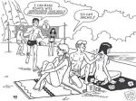  archie_andrews archie_comics betty_cooper david_farley monochrome reggie_mantle veronica_lodge 