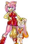  1futa 1girl 2d amy_rose anthro balls big_balls big_penis breasts clothed clothing cream_the_rabbit duo flaccid fully_clothed furry futanari futanari_on_female goudadunn high_res huge_balls huge_cock humanoid_penis hyper_balls hyper_penis imminent_sex large_balls large_penis larger_futanari light-skinned_futanari mostly_clothed nervous nipples penis precum sega size_difference smaller_female sonic_the_hedgehog_(series) standing wide_hips young younger_female 