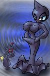  banette big_breasts cleavage erection futanari ghost_type_pokemon gul-munthos heart-shaped_pupils pokemon shuppet 