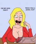 beth_smith cleavage cum father_&_daughter gigantic_penis huge_breasts imminent_incest nipple_bulge rick_and_morty rick_sanchez sbb tongue_out veiny_penis