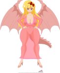 areolae ass big_ass castlevania commission dk dragon_girl dragon_tail dragon_wings female maria_renard milf nightgown nipples pumps pussy riffsandskulls rondo_of_blood solo wedding_ring