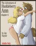  comic cover_page furry horse jay_naylor the_adventures_of_huckleberry_ann 