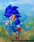 chaos chaos_zero drowning sega sonic_adventure sonic_the_hedgehog underwater yaoi