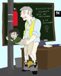 age_difference blackboard book classroom desk doggy_position doggy_position doggy_position extinguisher grabbing gspy2901 holding no_panties old_man pants_down partially_clothed school_room school_uniform smaller_female teenage vaginal vaginal_insertion vaginal_penetration vaginal_sex