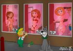 ann_possible astro elroy_jetson george_jetson joss_possible kim_possible kimberly_ann_possible mr._j mr._j_(artist) the_jetsons window