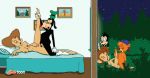 animated cartoon_milf crossover disney gif goof_troop goofy goofy_(disney) goofy_goof huge_breasts kit_cloudkicker max_goof peg_pete pistol_pete sextoon talespin