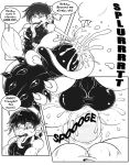 comic cooking_with_shardfire dragon furry futanari monochrome xpray