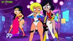 adult ahegao breast_press breasts cleavage dc dc_comics donna_troy legs_up multiple_girls power_girl pussylicking pyramid_(artist) raven_(dc) rimming room starfire super_best_friends_forever teen_titans teen_titans_go wonder_girl wonder_woman young_adult yuri