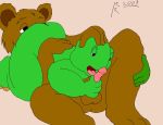  2003 2boys 69 69_position bear bear_(franklin) franklin_(series) franklin_turtle licking_penis rave_roo rimming turtle yaoi 