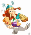  1girl barbara_(rayman) breasts couple female nipples penis rayman rayman_(character) rayman_legends vaginal 