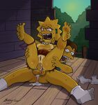 anal bobby_luv lisa_simpson nelson_muntz pearls tagme the_simpsons yellow_skin