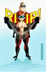 bob_parr boots breasts erect_nipples hackman23 helen_parr hypnotized shaved_pussy the_incredibles thighs torn_bodysuit torn_clothes