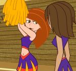 animated bonnie_rockwaller cheerleader disney erect_nipples gagala gif hairless_pussy kim_possible kimberly_ann_possible nipples no_panties pussy uncensored