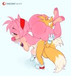 2019 amy_rose canid canine dat_ass digital_media_(artwork) eulipotyphlan fox hedgehog high_res mammal miles_"tails"_prower sega sonic_boom sonic_the_hedgehog_(series) tagme tangobat