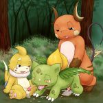  anal_penetration buizel bulbasaur cum yaoi ivysaur nintendo penis pokemon raichu riachu termeneko tongue 