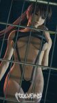 alluring big_breasts bikini dead_or_alive female_abs foulveins kasumi kasumi_(doa) kunoichi pool_fence posing tecmo voluptuous