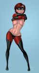 1girl breasts cameltoe elastigirl female_only full_body kinkyjimmy solo solo_female the_incredibles undressing