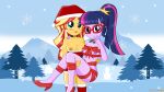  equestria_girls jakepixels my_little_pony older older_female sci-twi sunset_shimmer twilight_sparkle young_adult young_adult_female young_adult_woman 