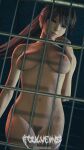 alluring big_breasts completely_nude dead_or_alive female_abs foulveins kasumi kasumi_(doa) kunoichi nipples nude pool_fence posing pussy tecmo voluptuous