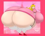 1girl 2023 ass bad_anatomy big_ass big_breasts big_lips big_thighs blonde_hair blue_eyes breasts bubble_ass bubble_butt butt_crack comical_weapon crown dat_ass delicious_ass dumptruck_ass earrings full_of_gas full_of_milk gigantic_ass gigantic_breasts gigantic_butt high_heels huge_ass huge_breasts huge_thighs large_ass large_thighs leggings legwear light_skin lips long_hair mario_(series) massive_ass massive_breasts massive_butt nintendo one_eye_closed pink_lips pink_lipstick plump princess_peach sexy sexy_ass sexy_body sexy_breasts shiny_ass shiny_breasts shiny_butt shiny_hair shiny_skin smelly_ass super_mario_bros. thick_ass thick_thighs thighs tongue tongue_out white_leggings white_legwear wink winking_at_viewer yellow_hair